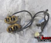 04-05 Kawasaki ZX10R Front Master Cylinder, Brake Lines and Calipers