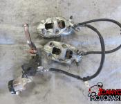 11-23 Suzuki GSXR 600 750 Front Master Cylinder, Brake Lines and Calipers