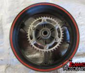 05-06 Honda CBR 600RR Rear Wheel with Sprocket and Rotor