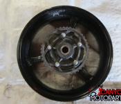 06-07 Suzuki GSXR 600 750 Rear Wheel with Sprocket and Rotor