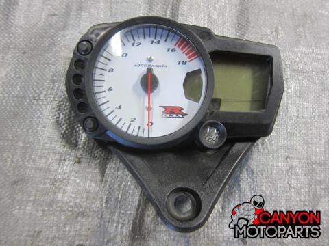 06-07 Suzuki GSXR 600 750 Gauge Cluster (21,389 miles) | Canyon Moto Parts