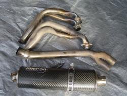 00-01 Honda CBR 929RR Aftermarket Micron Full Exhaust 