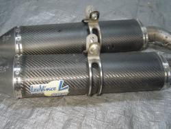 07-08 Yamaha R1 Aftermarket Leo Vince SBK Carbon Exhaust 