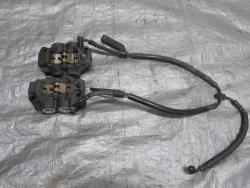 06-07 Yamaha YZF R6 Front Brake Lines and Calipers