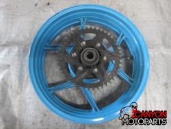 19-23 Kawasaki ZX6R Rear Wheel with Sprocket and Rotor