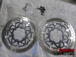 17-20 Suzuki GSXR 1000 Front BREMBO Rotors - STRAIGHT