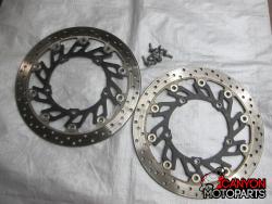 09-14 Yamaha YZF R1 Front Brake Rotors - STRAIGHT