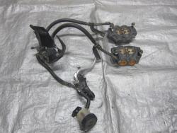 06-07 Yamaha YZF R6 Front Master Cylinder, Brake Lines and Calipers