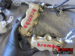 12-16 Suzuki GSXR 1000 Front Master Cylinder, Brake Lines and BREMBO Calipers