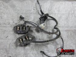 11-15 Kawasaki ZX10R Front Master Cylinder, Brake Lines and Calipers