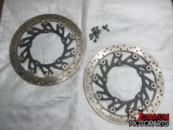 09-14 Yamaha YZF R1 Front Brake Rotors - STRAIGHT