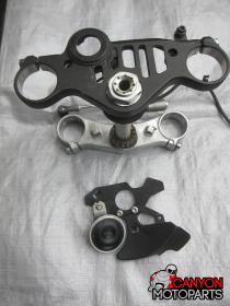 15-19 Yamaha YZF R1 Upper and Lower Triple Tree with Steering Stem 