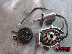 04-06 Yamaha R1 Engine - Flywheel and Stator