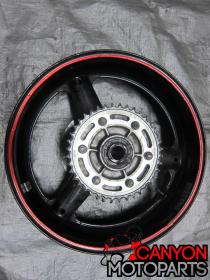 99-07 Suzuki GSXR 1300 Hayabusa Rear Wheel with Sprocket and Rotor