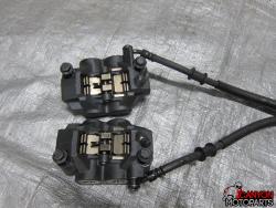 08-14 Yamaha YZF R6 Front Brake Lines and Calipers