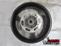 09-12 Honda CBR 600RR Rear Wheel with Sprocket and Rotor