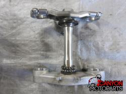 05-06 Kawasaki ZX636 Upper and Lower Triple Tree with Steering Stem 