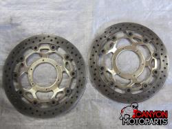 03-04 Honda CBR 600RR Front Rotors - STRAIGHT
