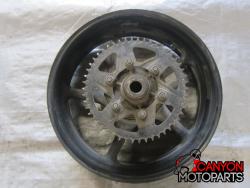 03-05 Yamaha R6 / 06-10 R6s Rear Wheel with Sprocket and Rotor