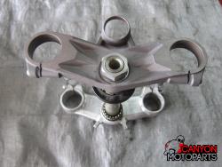 07-08 Kawasaki ZX6 Upper and Lower Triple Tree with Steering Stem 