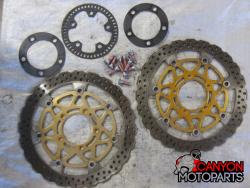 13-18 Kawasaki ZX6R Front Rotors - STRAIGHT