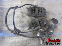 06-07 Honda CBR 1000RR Front Master Cylinder, Brake Lines and Calipers