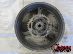 06-07 Honda CBR 1000RR Rear Wheel with Sprocket and Rotor