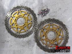 04-05 Kawasaki ZX10R Front Rotors - STRAIGHT