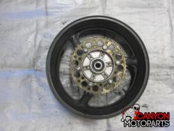 01-06 Honda CBR F4i Rear Wheel with Sprocket and Rotor