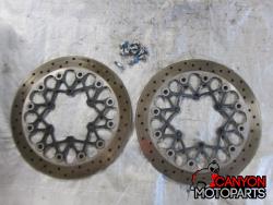 11-23 Suzuki GSXR 600 750 Front Rotors - STRAIGHT