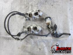 11-23 Suzuki GSXR 600 750 Front Master Cylinder, Brake Lines and Calipers