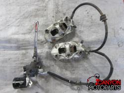 11-23 Suzuki GSXR 600 750 Front Master Cylinder, Brake Lines and BREMBO Calipers