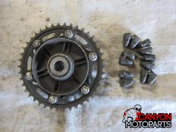 07-08 Honda CBR 600RR Rear Wheel Sprocket and Hub