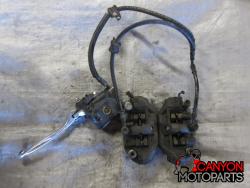 05-06 Honda CBR 600RR Front Master Cylinder, Brake Lines and Calipers