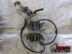 06-07 Suzuki GSXR 600 750 Front Master Cylinder, Brake Lines and Calipers