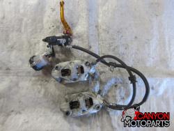 11-23 Suzuki GSXR 600 750 Front Master Cylinder, Brake Lines and Calipers