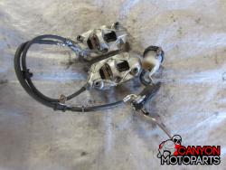 11-23 Suzuki GSXR 600 750 Front Master Cylinder, Brake Lines and Calipers