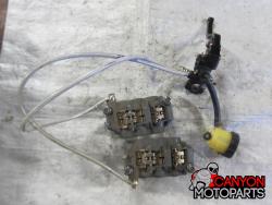 07-08 Yamaha R1 Front Master Cylinder, Brake Lines and Calipers