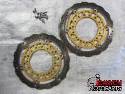 07-08 Yamaha R1 Aftermarket EBC XC Series Contour Front Rotors 