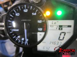 17-20 Yamaha YZF R6 Gauge Cluster (14,637 miles)