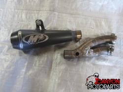 17-20 Yamaha YZF R6 Aftermarket M4 Exhaust 