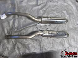 06-11 Kawasaki ZX14 Aftermarket Tiforce Titanium Slipon Exhaust 