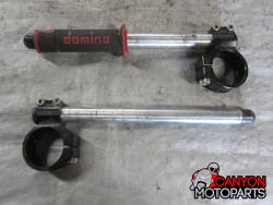07-08 Suzuki GSXR 1000 Aftermarket Vortex 50mm 7 Degree Clipons