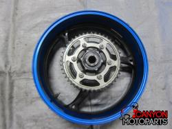 12-16 Suzuki GSXR 1000 Rear Wheel with Sprocket and Rotor