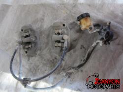 07-08 Suzuki GSXR 1000 Front Master Cylinder, Brake Lines and Calipers