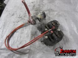 06-07 Suzuki GSXR 600 750 Front Master Cylinder, Brake Lines and Calipers complete