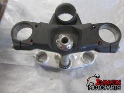 12-23 Kawasaki ZX14 Upper and Lower Triple Tree with Steering Stem 